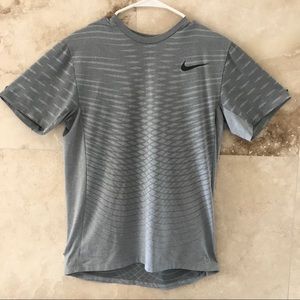 Nike - Grey Pattern Dri-Fit Athletic Shirt